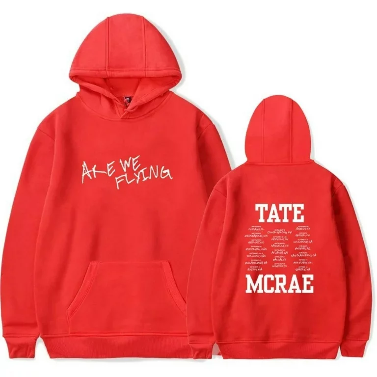 Tate Mcrae Merch Singer Are We Flying Tour-Tate McRae hoodies